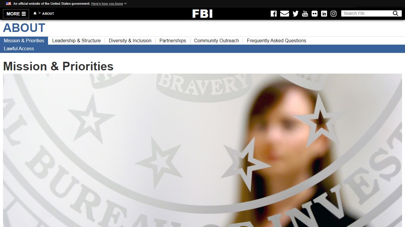 Mission & Priorities — FBI - Federal Bureau of Investigation